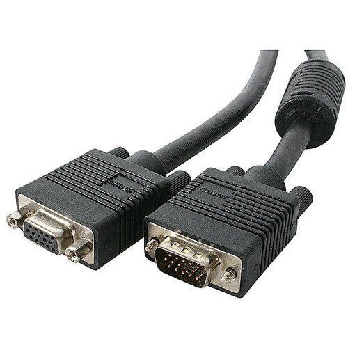 StarTech.com 15m Coax High Resolution Monitor VGA Video Extension Cable - HD15 M/F - VGA for Monitor, Video Device, Projec