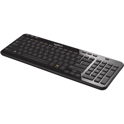 Logitech Wireless Keyboard K360 - Wireless Connectivity - RF - 2.40 GHz - USB Interface Play/Pause, Previous Track, Next T