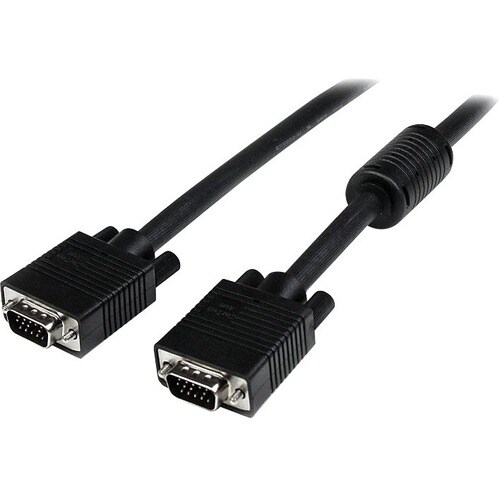 StarTech.com 5m VGA Monitorkabel - Koaxial HD15 Video Kabel - St/St - Cable for Monitor, Videogerät - Abschirmung - Schwarz
