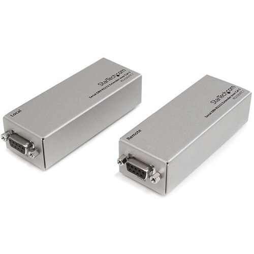 StarTech.com Serial DB9 RS232 Extender over Cat 5 - Up to 3300 ft (1000 meters) - Extend an RS232 serial connection up to 