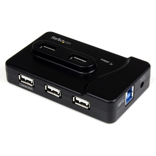 StarTech.com 6 Port USB 3.0 & USB 2.0 Hub with 2A Charging Port - 2x USB 3.0 Hub Ports & 4x USB 2.0 - Combo USB Hub with 2