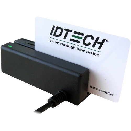 Lettore striscia magnetica ID TECH MiniMag II IDMB-335133B - Traccia tripla - 1524 mm/s - USB - Nero