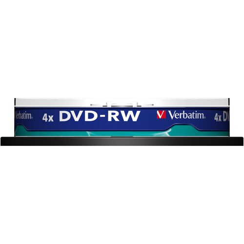 Verbatim DataLifePlus 43552 DVD Rewritable Media - DVD-RW - 4x - 4.70 GB - 10 - 120mm