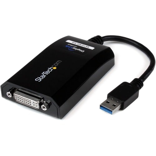 StarTech.com USB 3.0 to DVI / VGA External Video Card Multi Monitor Adapter - 2048x1152 - USB 3.0 Graphics Adapter M/F - 5