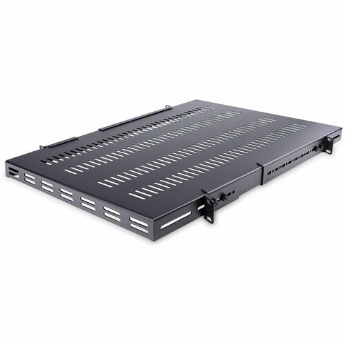 StarTech.com Ripiano 1U per armadio rack 19" - Robusta Mensola Ventilata per server rack - Profondità regolabile: 49,5 a 9