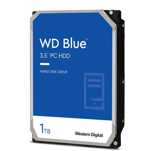 Disque dur WD Blue WD10EZEX - 3.5" Interne - 1 To - SATA (SATA/600) - Ordinateur de bureau, Notebook Appareil compatible -