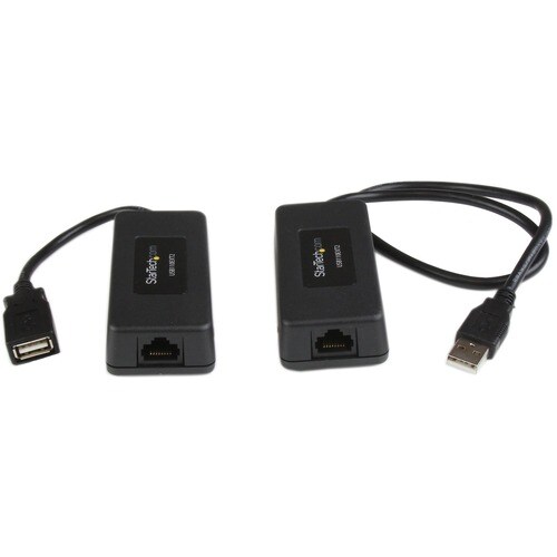 StarTech.com 1 Port USB over Cat5 / Cat6 Ethernet Extender - up to 131ft (40m) - 1 x USB - 40 m Extended Range - Plastic