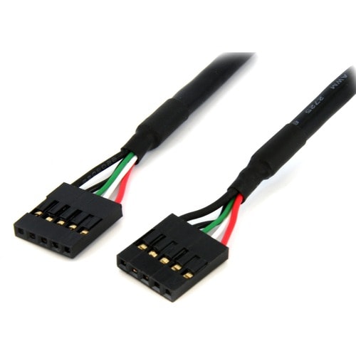 StarTech.com 24in Internal 5 pin USB IDC Motherboard Header Cable F/F - 1 x IDC Female USB Header - 1 x IDC Female USB Hea
