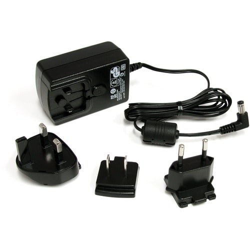 StarTech.com 12V DC 1.5A Universal Power Adapter - 1 Each - For KVM Switch - 120 V AC, 230 V AC Input - 12 V DC Output - 1