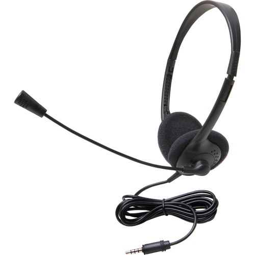 Califone 3065Avt Lightweight Stereo Headset W/Mic 3.5Mm - Stereo - Mini-phone (3.5mm) - Wired - 32 Ohm - 20 Hz to 20 kHz -