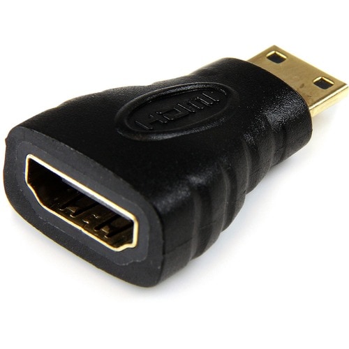 StarTech.com Mini HDMI to HDMI Adapter, 4K High Speed HDMI Adapter, 4K 30Hz Ultra HD High Speed HDMI Adapter, UHD Mini HDM