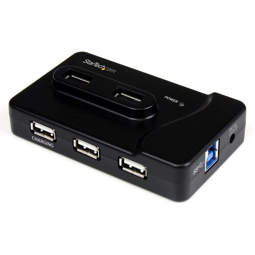 StarTech.com 6 Port USB 3.0 / USB 2.0 Combo Hub with 2A Charging Port â€" 2x USB 3.0 & 4x USB 2.0 - 6 Total USB Port(s) - 