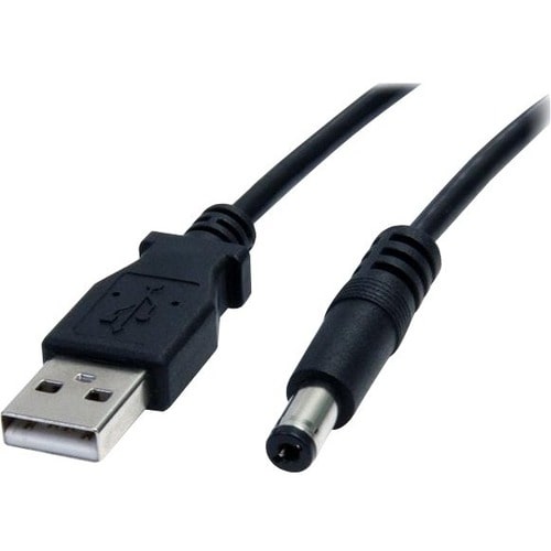 StarTech.com 2m USB to Type M Barrel Cable - USB to 5.5mm 5V DC Cable - USB to Barrel Jack 5V DC Plug - Charge your 5V DC 
