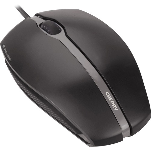 Souris Optique CHERRY JM-0300-2 - USB - 3 Bouton(s) - Noir - Câble - 1000 dpi - Roulettes avec frein - Symétrique