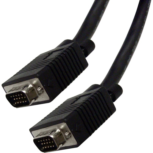 4XEM 15FT High Resolution Coax M/M VGA Cable - 15 ft Coaxial Video Cable for Monitor, Video Device - First End: 1 x 15-pin