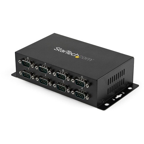 StarTech.com 8 Port USB auf Seriell RS-232 Adapter Hub - DIN-Schienen und Wandmontage fähig - USB - PC, Mac, Linux - 8 x A