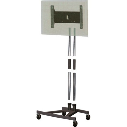 Unicol Monitorständer - 60 kg TragfähigkeitDisplay Type Supported: - 180 cm Höhe x 87 cm Breite - Boden - Schwarz