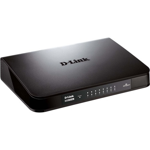 D-Link 16-Port Unmanaged Gigabit Switch - 16 Ports - 10/100/1000Base-T - 2 Layer Supported - Desktop - Lifetime Limited Wa
