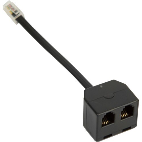 Jabra Phone Cable for Phone - First End: 2 x RJ-11 Phone - Female - Second End: 1 x RJ-11 Phone - Male - Splitter Cable - 