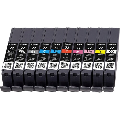 Canon PGI-72 Original Inkjet Ink Cartridge - Multi-pack - Photo Black, Photo Cyan, Photo Magenta, Grey - 5 / Pack - 1640 P