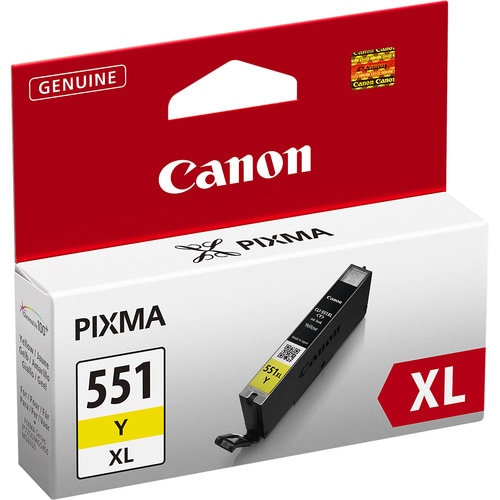 Canon CLI-551Y XL Original High Yield Inkjet Ink Cartridge - Yellow - 1 Blister Pack - 685 Pages