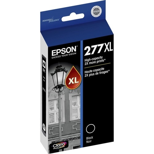 Epson Claria 277XL Original High Yield Ink Cartridge - Black - 1 Each - High Yield - 1 Each