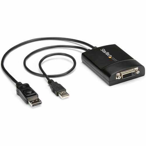 StarTech.com DisplayPort to DVI Adapter â€" Dual-Link â€" Active DVI-D Adapter for Your Monitor / Display - USB Powered â€