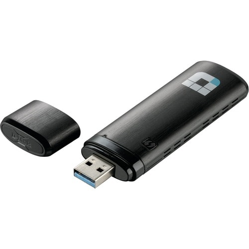 D-Link DWA-182 IEEE 802.11ac Wi-Fi Adapter - USB 3.0 - 1.17 Gbit/s - 2.40 GHz ISM - 5 GHz UNII - External