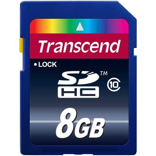 Transcend 8 GB Class 10 SDHC - 2 Jahr(e) Garantie