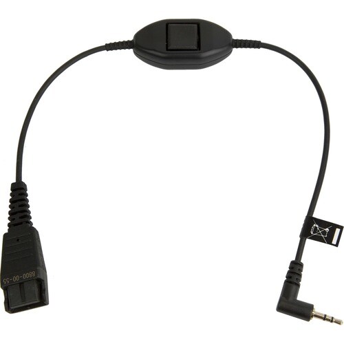 Jabra 8800-00-55 30 cm Telefonkabel - Cable for Telefon - Zweiter Anschluss: Schnelltrenn-Audio (Quick Disconnect)