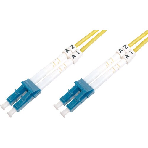 Assmann 3 m Glasfaser Netzwerkkabel für Netzwerkgerät - 1 - Zweiter Anschluss: 2 x LC Network - Male - Patchkabel - Gelb