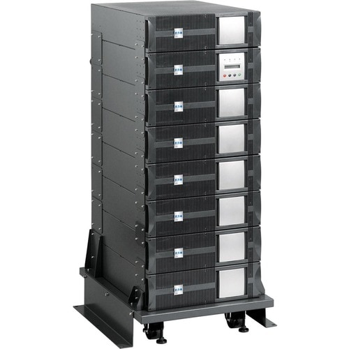 Eaton UPS Battery Integration System with Casters - 37.2" Length x 8.2" Width x 23.6" Height - Black, Silver