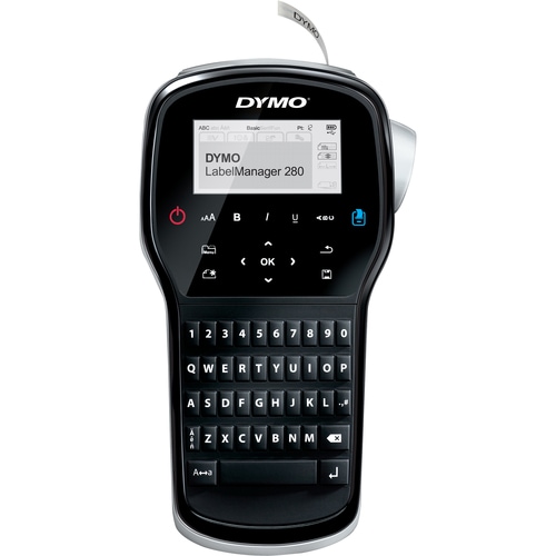 DYMO LabelManager ™ 280 QWERTY. Keyboard layout: QWERTY. Tape type: D1. Print technology: Thermal transfer, Maximum resolu