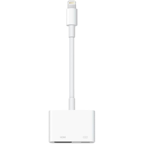 Apple HDMI/Lightning A/V Cable for Audio/Video Device, TV, Projector, iPad, iPod, iPhone - First End: 1 x 9-pin Lightning 