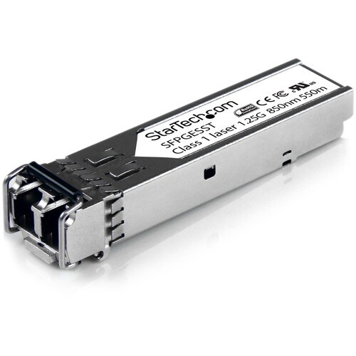 StarTech.com Cisco SFP-GE-S Compatible SFP Module - 1000BASE-SX - 1GE Gigabit Ethernet SFP 1GbE Multimode Fiber MMF Optic 