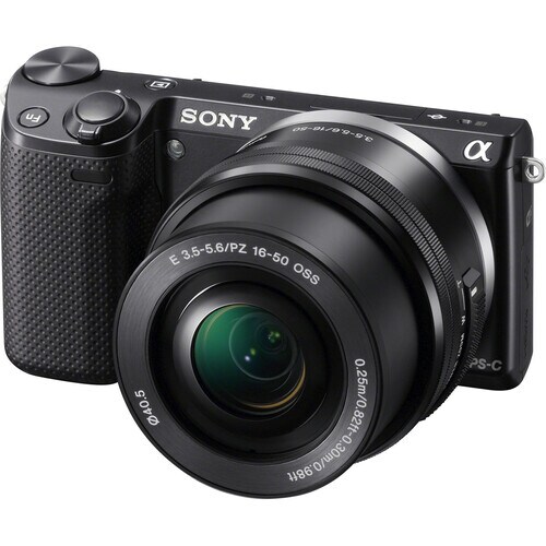 Sony alpha NEX-5R 16.1 Megapixel Mirrorless Camera with Lens - 0.63" - 1.97" - Silver - Exmor APS HD CMOS sensor Sensor - 