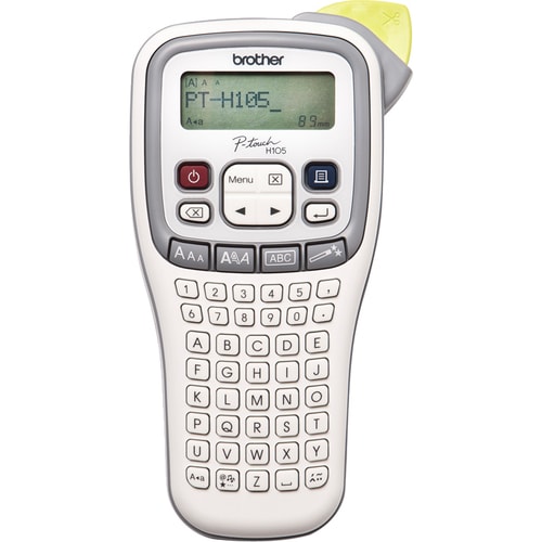 Brother P-touch PT-H105 Electronic Label Maker - Thermal Transfer - 20 mm/s Mono - 180 dpi - Tape, Label - 3.50 mm, 6 mm, 