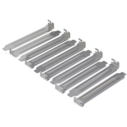 StarTech.com PLATEBLANK Abdeckplatte - TAA-konform - Stahl - Silber - 10 / Pack - 20,3 mm Höhe x 119,4 mm Breite x 5,1 mm 