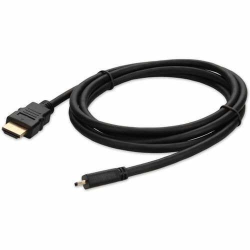 3ft HDMI 1.4 Male to Micro-HDMI 1.4 Male Black Cable For Resolution Up to 4096x2160 (DCI 4K) - 100% compatible and guarant