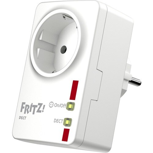 FRITZ!DECT 200 Schaltbare Steckdose mit Stromverbrauchsmessung, über die FRITZ!Box steuerbar (intelligente DECT-Steckdose/