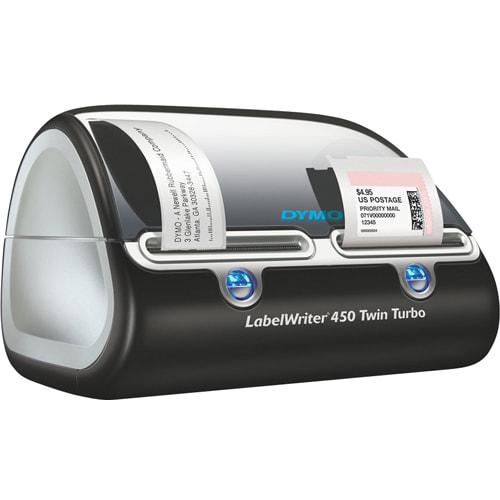 Dymo LabelWriter 450 Twin Turbo Desktop Direktthermodrucker - Monochrom - Etikettendruck - USB - 0,8 s Druckgeschwindigkei