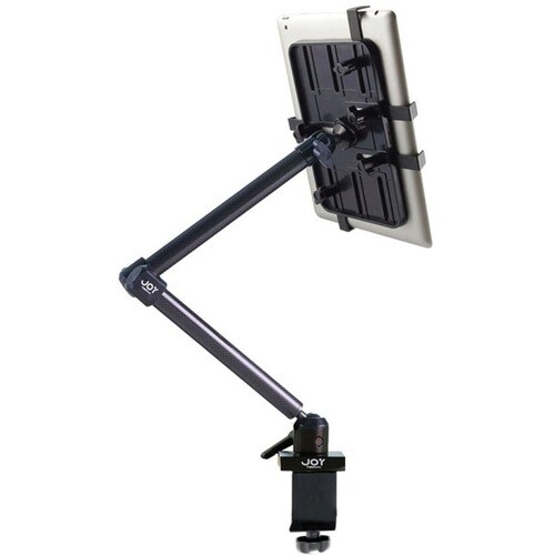 The Joy Factory Unite MNU104 Clamp Mount for Tablet PC, iPad - 7" to 12" Screen Support - Carbon Fiber