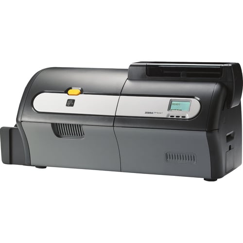 Zebra ZXP Series 7 Desktop Dye Sublimation/Thermal Transfer Printer - Color - Card Print - Fast Ethernet - USB - US - LCD 