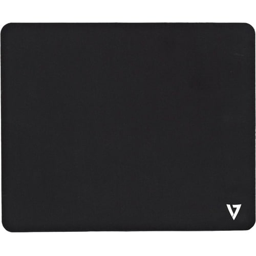 V7 Mouse Pad - 8.9 mm x 200 mm - Black - Jersey, Rubber
