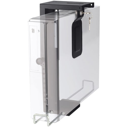 Neomounts CPU-D075BLACK/LK CPU holder - lockable - max 10 kg - universal. Maximum weight capacity: 10 kg, Product colour: 