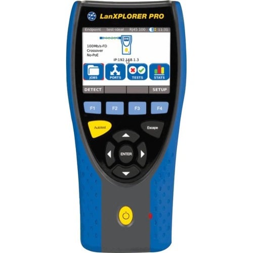 TREND Networks LanXPLORER PRO Premium R150001 - LAN Cable Testing, Wiremap, Crossed Pair Testing, PoE Testing, Current Mea