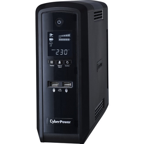 CyberPower PFC Sinewave CP1500EPFCLCD Line-interactive UPS - 1.50 kVA/900 W - Tower - 8 Hour Recharge - 220 V AC Input - 2