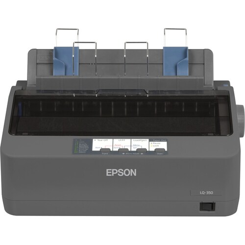 Epson LQ-350 24-pin Dot Matrix Printer - Monochrome - Energy Star - 80 Column - 416 cps Mono - 165.10 mm Width x 91.44 mm 