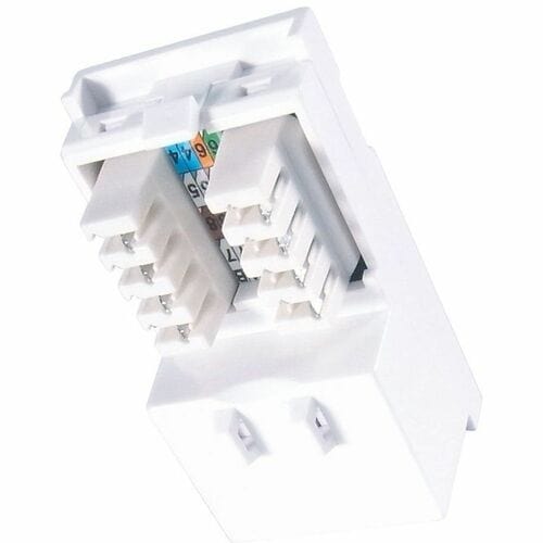 connektgear Network Connector - 500 Pack - 1 x RJ-45 Network - White