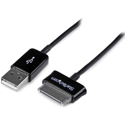 StarTech.com Cable Adaptador 2m Conector Dock USB para Samsung Galaxy Tab™ - Negro - USB A Macho - Cable for Tablet PC, Po